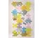 Tapis Enfant Puzzle Beige - 120x160