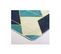 Tapis Triangle Bleu/beige - 80x150