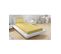 Ensemble Drap Housse + Taie D'oreiller Jaune - 140x200