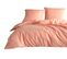 Parure De Lit Uni - Corail - 240x260