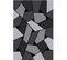 Tapis Geometrique Gris - 160x230