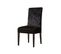 Lot De Housse De Chaise En Velours Coloris - Noir, Lot - 1