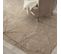 Tapis Marbre Beige Cuivré Argenté - Dubai 55 - 170x120 cm