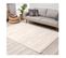 Tapis Shaggy Crème Gris - Shaggy Pulpeuse 524 Crème - 120x170 Cm