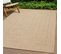 Tapis Extérieur Intérieur Effet Jute Beige Kenzy 01 Beige - 120x170 Cm