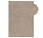 Tapis Uni Beige à Franges Impulse Beige - 120x170 Cm