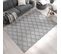 Tapis Lavable Scandinave Gris Kumla 642 Gris - 80x300 Cm