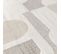 Tapis Abstrait Crème Beige Monaco 60 Crème - 80x150 Cm