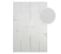 Tapis Lavable Arc Blanc Istanbul 02 Blanc - 200x400 Cm