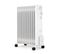 Radiateur Électrique Bain D'huile - 2500 W - 3 Puissances - 11 Éléments - Blanc - Mobile