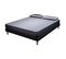 Ensemble Matelas Mousse Memory - 160x200 Et 2 Oreillers 70x40 - Sommier Noir