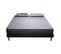 Ensemble Matelas Mousse Memory - 160x200 Et 2 Oreillers 70x40 - Sommier Noir