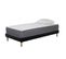 Ensemble Matelas Mousse Luxe - 90x190 Et 1 Oreiller Mémoire 50x70 - Sommier Tapissier Noir