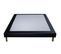 Ensemble Matelas Mousse Luxe - 160x200 Et 2 Oreillers Mémoire 60x60 - Sommier Tapissier Noir