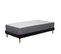 Ensemble Matelas Mousse Luxe - 90x190cm - Mousse Et Sommier Noir