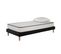 Ensemble Matelas Mousse Confort 90x190cm - Mousse  - 1 Oreiller 60x60 Et Sommier Noir