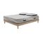 Ensemble Matelas Select Ressorts Ensachés - 160x200cm Avec 2 Oreillers Visco Et Sommier Kit Chêne