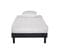 Ensemble Matelas Mousse Eco - 90x190cm Et 1 Oreiller 60x60 - Mousse Et Sommier Kit Gris