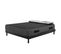 Ensemble Matelas Mousse Cosmos Black Accueil Mémoire-160x200 cm-2 Oreillers 70x40-sommier Kit Gris