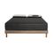 Ensemble Matelas Mousse Cosmos Black Accueil Mémoire-160x200-2 Oreillers 70x40-sommier Kit Chêne