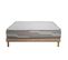 Ensemble Matelas Ressorts  Select - 160x200cm - Accueil Mémoire De Forme Et Sommier Kit Chêne