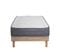 Ensemble Matelas Mousse Luxe - 160x200cm - Mousse Et Sommier Kit Couleur Chêne