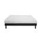 Ensemble Matelas Mousse Eco - 140x190cm - Mousse - 14 Cm Et Sommier Kit Gris