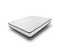 Ensemble Matelas Mousse Confort - 140x190cm - Mousse - 18 Cm Et Sommier Kit Gris