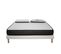 Ensemble Matelas Mousse Memory - 160x200 Et 2 Oreillers 70x40 - Sommier Blanc