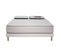 Ensemble Matelas Mousse Cosmos White Accueil Mémoire - 140x190 - 2 Oreillers 70x40 Et Sommier Blanc