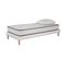 Ensemble Matelas Mousse Confort 90x190cm - Mousse  - 1 Oreiller 60x60 Et Sommier Blanc