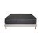 Ensemble Matelas Mousse Cosmos Black - 160x200 - Accueil Mémoire De Forme Et Sommier Blanc