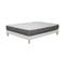 Ensemble Matelas Mousse Luxe - 140x190cm - Mousse Et Sommier Blanc