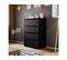 Commode "malwa M4" - 70 X 40 X 100 Cm - Noir