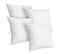 Lot De 4 Oreillers Chambord 60x60 Cm Duvet et Plumes