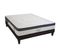 Pack Tivoli 140x190 Cm Matelas Mousse + Sommier Bois + Protège Matelas Anti Punaise