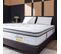 Pack Reina 2.0 140x190 Cm Matelas Ressorts + Sommier Bois + Protège Matelas Anti Punaise