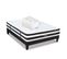 Pack Fontainebleau 140x190 Cm Matelas Ressorts + Sommier Bois + Accessoires