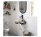 Meuble Lave-mains Soho Plan Fin P-serviette Dessous Vasque Blc+rob+miroir