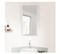 Armoire De Toilette D'angle Blanche 25.2 X 70 Cm Cleo