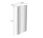 Armoire De Toilette D'angle Blanche 25.2 X 70 Cm Cleo