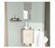 Meuble Lave-mains D'angle Sorrento + Vasque + Armoire De Toilette