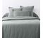 Housse De Couette 240x260 Cm + 2 Taies D'oreiller 63x63 Cm Coton 57 Fils Silver