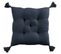 Coussin De Chaise 40x40 Cm Gaze De Coton Avec Pompons Minuit