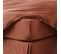 Drap Housse 90x190 Cm En Gaze De Coton Terracotta