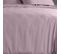 Housse De Couette 240x260 Cm Satin De Coton Violet