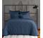 Housse De Couette 240x260 Cm Satin De Coton Bleu