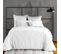 Housse De Couette 240x260 Cm Satin De Coton Blanc