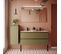 Meuble De Salle De Bain Double Vasque 120cm 2 Tiroirs Vert - Hudson