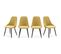 Lot De 4 Chaises En Tissu Jaune - Soan